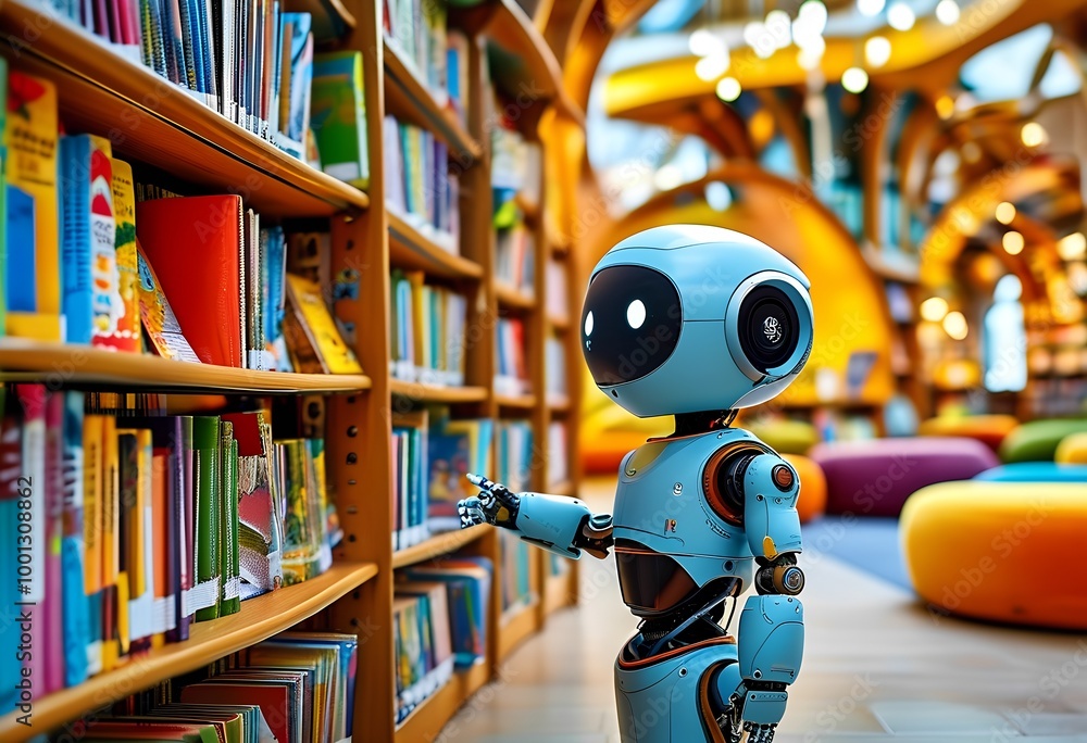 Fototapeta premium robot teaching