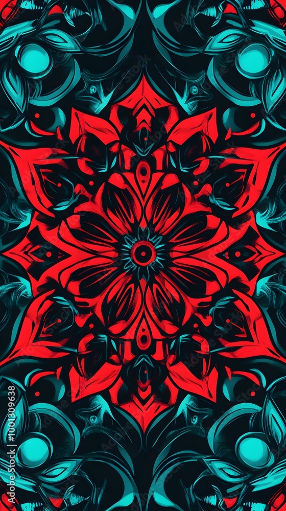 Floral, Mandala with Eye, Turquoise, Shapes, Abstract Image, Texture, Pattern Background, Wallpaper, Cover and Screen for Smartphone, PC, Laptop, 9:16 and 16:9 Format Floral, Mandala with Eye, Turquoise, Shapes, Abstract Image, Texture, Pattern Background, Wallpaper, Cover and Screen for Smartphone, PC, Laptop, 9:16 and 16:9 Format