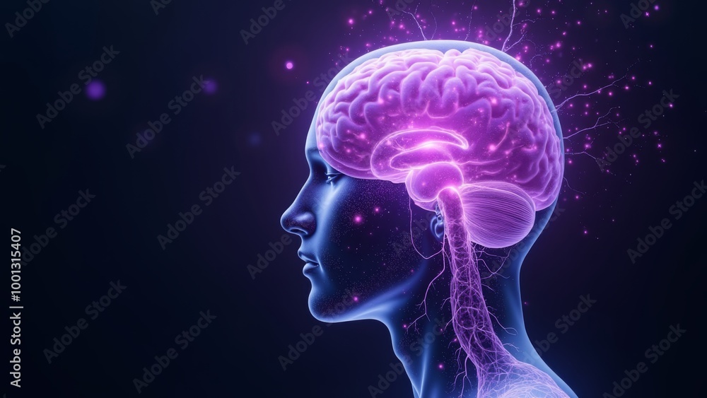 Generative AI, a human head with a glowing brain in the middle of it's head and a glowing light coming from the brain, facial muscles, a stock photo, neoplasticism
Generative AI, a human head with a glowing brain in the middle of it's head and a glowing light coming from the brain, facial muscles, a stock photo, neoplasticism