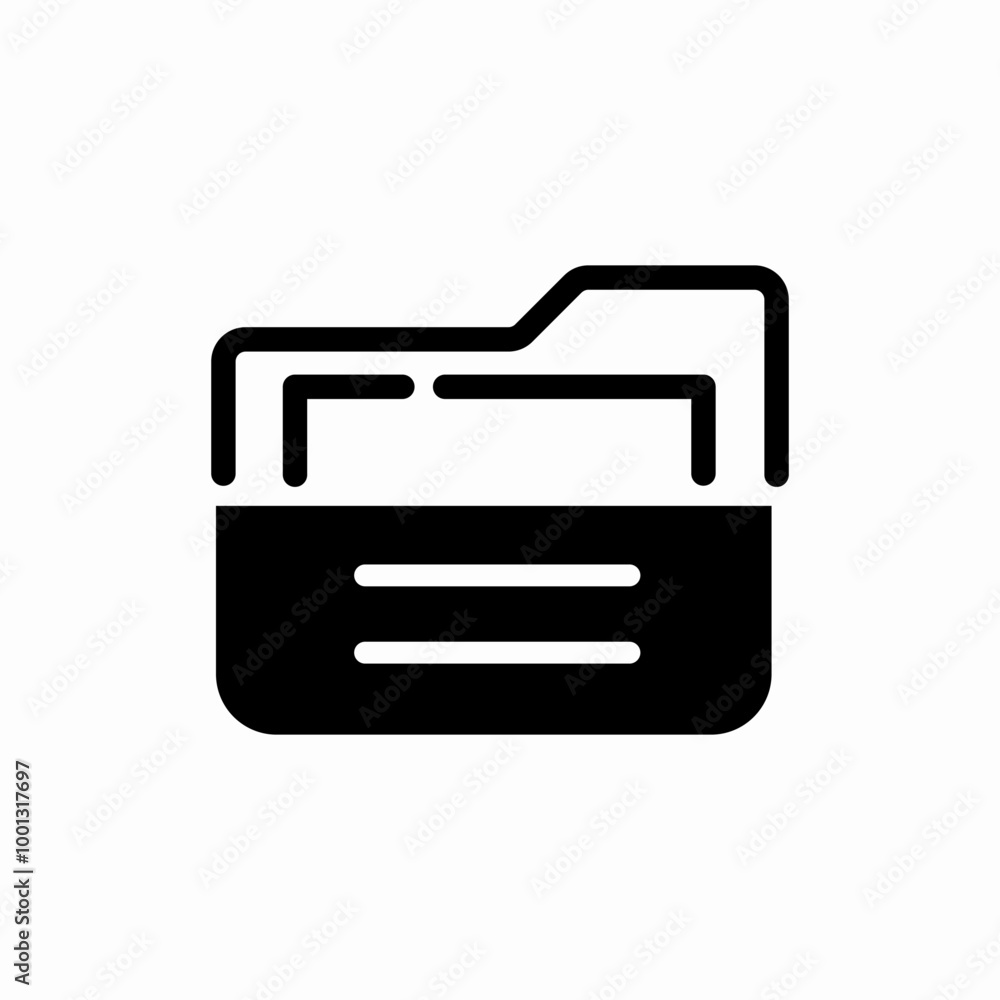 folder for documents icon sign vector folder for documents icon sign vector