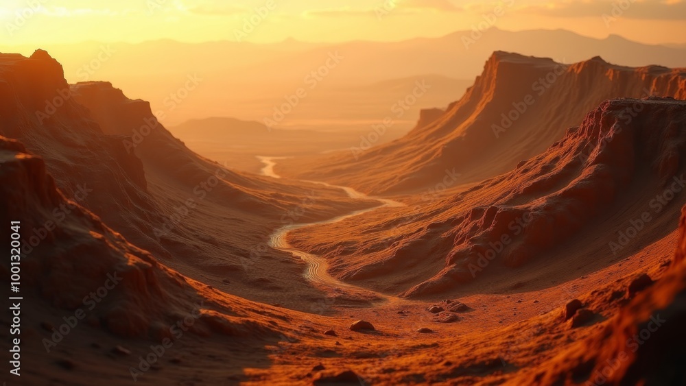 Generative AI, a view of a valley with a river running through it at sunset or sunrise or sunset time, with a few clouds, unreal 5, a matte painting, photorealism
Generative AI, a view of a valley with a river running through it at sunset or sunrise or sunset time, with a few clouds, unreal 5, a matte painting, photorealism