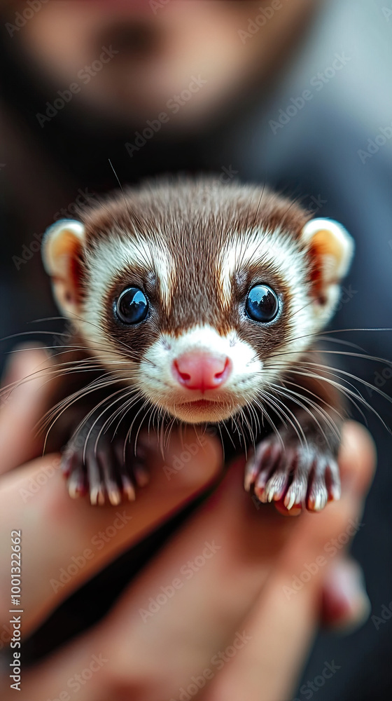 Beautiful Wallpaper with a Ferret Design, Ideal Rodent Poster or Graphic Resource for Creative Project, Ai Generative Beautiful Wallpaper with a Ferret Design, Ideal Rodent Poster or Graphic Resource for Creative Project, Ai Generative