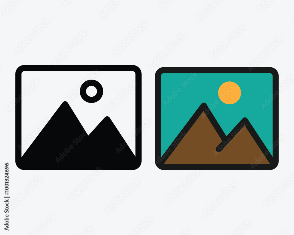 Image Gallery Icon. Picture icon vector isolated on white background. Picture vector icon. photo gallery icon vector. Photo album icon. Image gallery symbol. Image Gallery Icon. Picture icon vector isolated on white background. Picture vector icon. photo gallery icon vector. Photo album icon. Image gallery symbol.