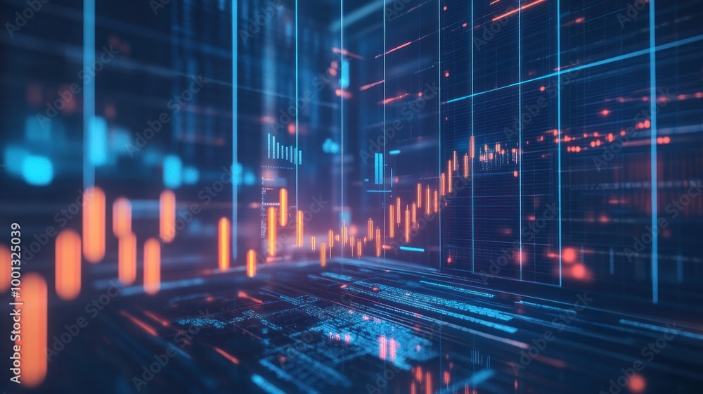 Abstract Digital Data Visualization Abstract Digital Data Visualization