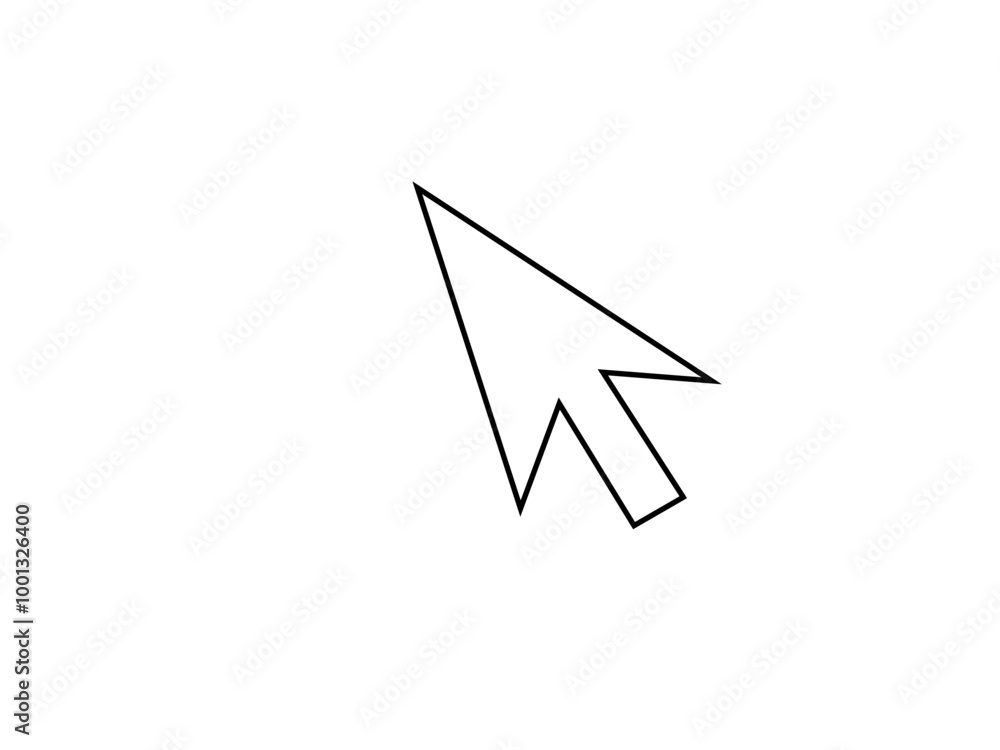 Illustration vector graphic of waiting pointer click icon Cursor Logo Draw an arrow block shape with a rounded flare tip Black Simple flat icon vector image Transparent white background. Illustration vector graphic of waiting pointer click icon Cursor Logo Draw an arrow block shape with a rounded flare tip Black Simple flat icon vector image Transparent white background.