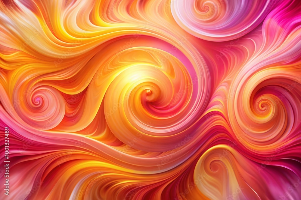 Vibrant swirls of pink, orange, and yellow hues dance across a textured abstract background, evoking feelings of Vibrant swirls of pink, orange, and yellow hues dance across a textured abstract background, evoking feelings of