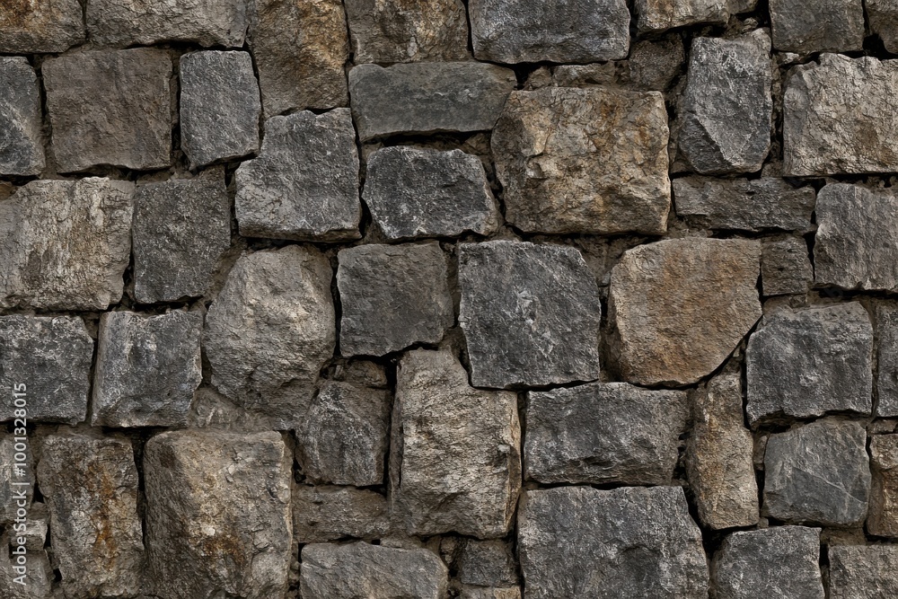 Dark gray stone wall background with an aged texture Dark gray stone wall background with an aged texture