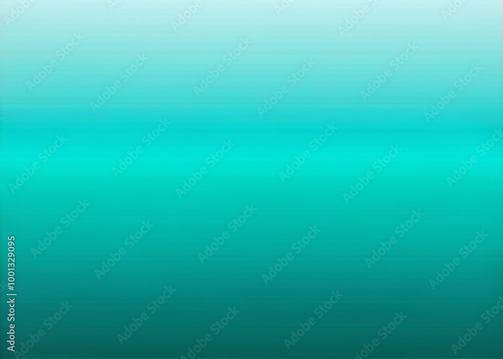 Obraz premium Vibrant turquoise ombre backdrop with subtle gradient texture, evoking a sense of serenity and calmness, perfect for