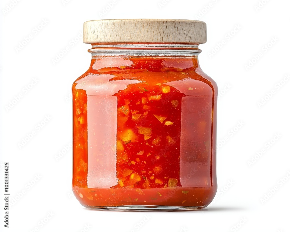 Salsa on solid white background, single object Salsa on solid white background, single object