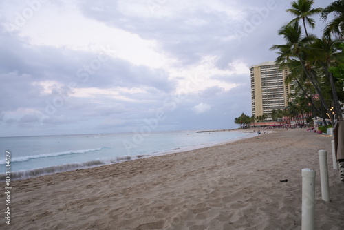 Waikiki Beach in Honolulu, Hawaii, USA - アメリカ ハワイ ホノルル ワイキキビーチ photo