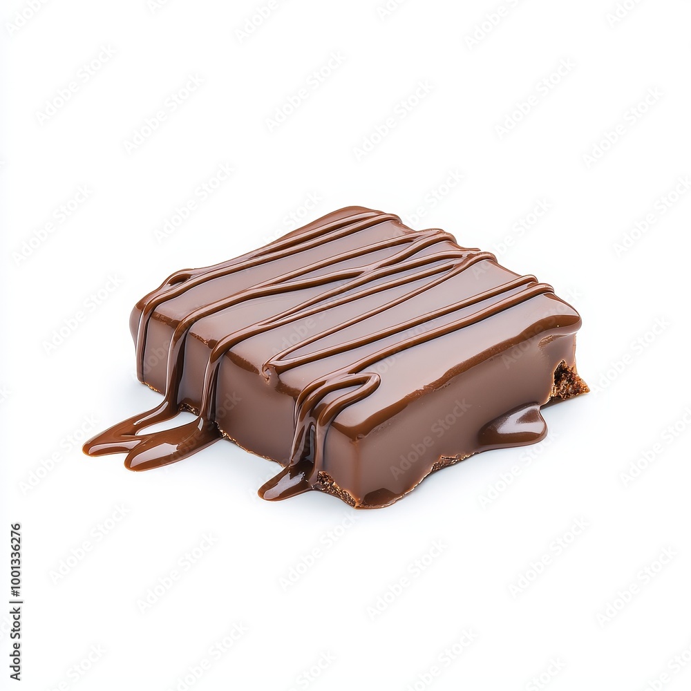 Ganache on solid white background, single object Ganache on solid white background, single object