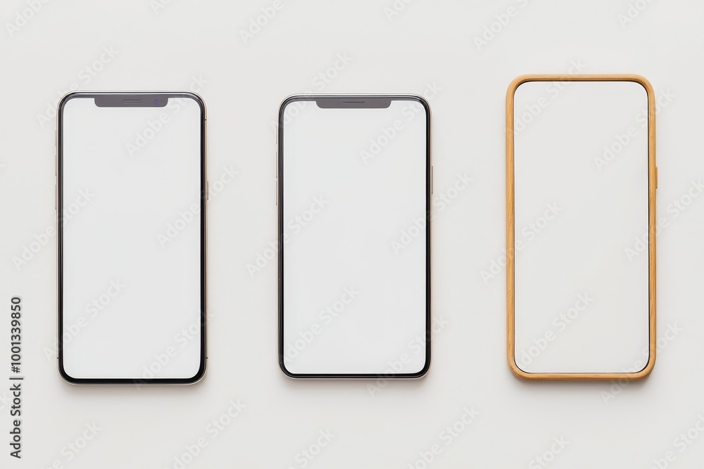 Electronic devices on solid white background, single object Electronic devices on solid white background, single object