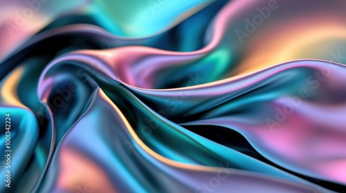 Wallpaper Mural Vibrant Silk Fabric with Stunning Color Flow Torontodigital.ca