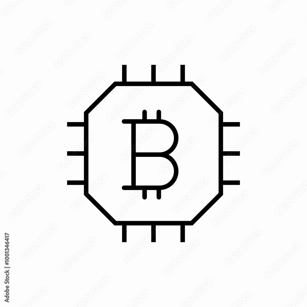 coin circuit icon sign vector coin circuit icon sign vector