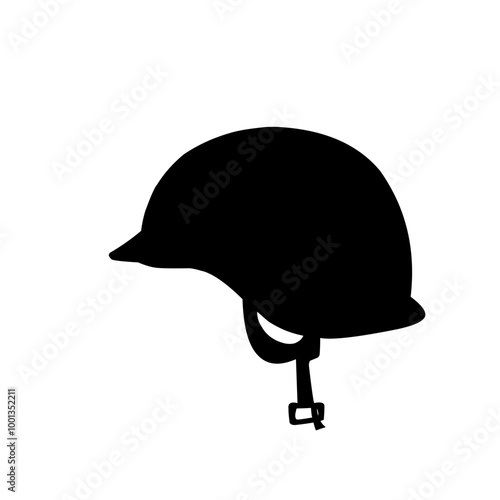 Military Helmet Silhouette