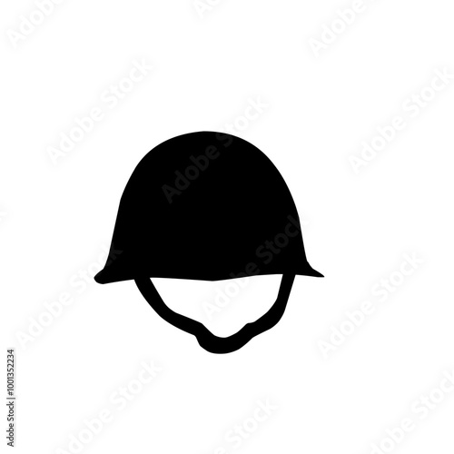 Military Helmet Silhouette