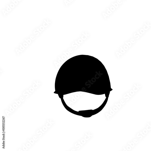 Military Helmet Silhouette