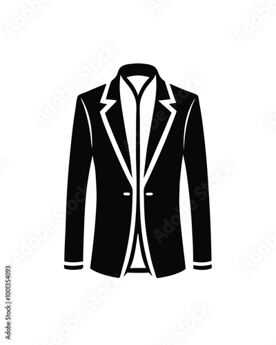 Blazer vector silhouette