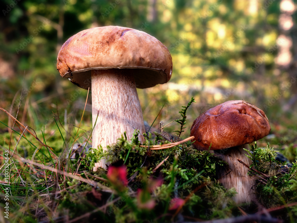 Fototapeta premium Borowik szlachetny: Boletus edulis.