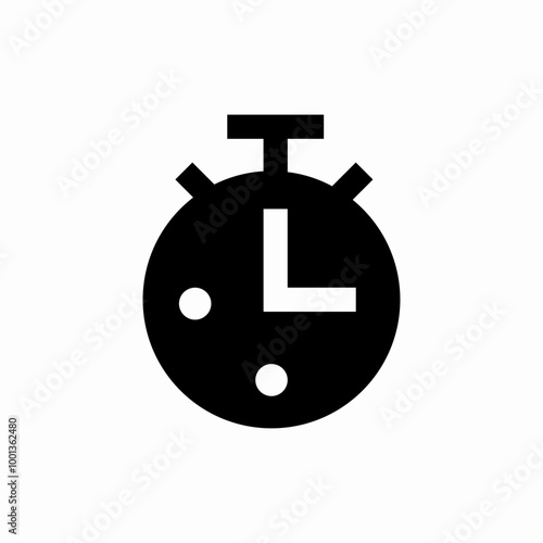 speed clock icon sign vector