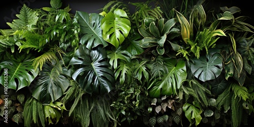 leaves in the garden