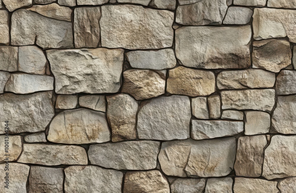 Obraz premium old gray stone wall texture