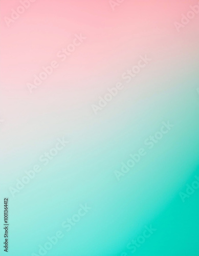 Abstract Gradient Background with Pink and Turquoise Colors