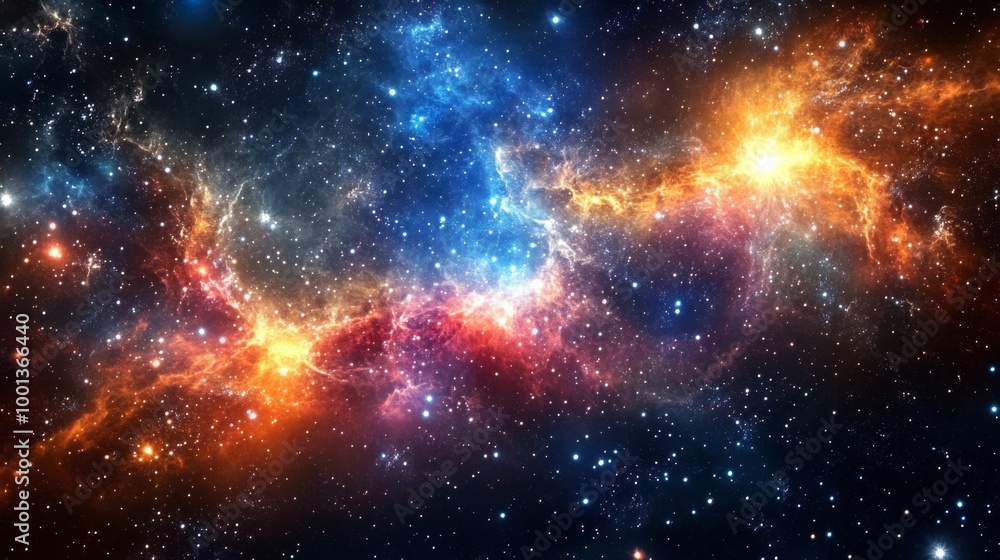 Fototapeta premium Stunning Galaxy Nebula