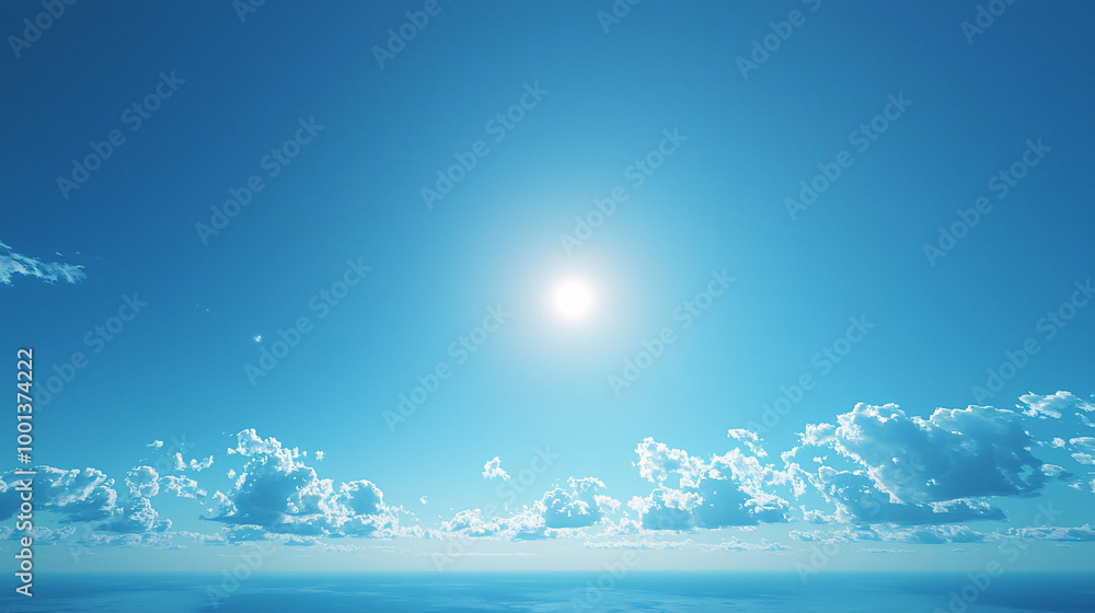 Serene Sky Blue Gradient Background with Peaceful and Radiant Atmosphere Serene Sky Blue Gradient Background with Peaceful and Radiant Atmosphere