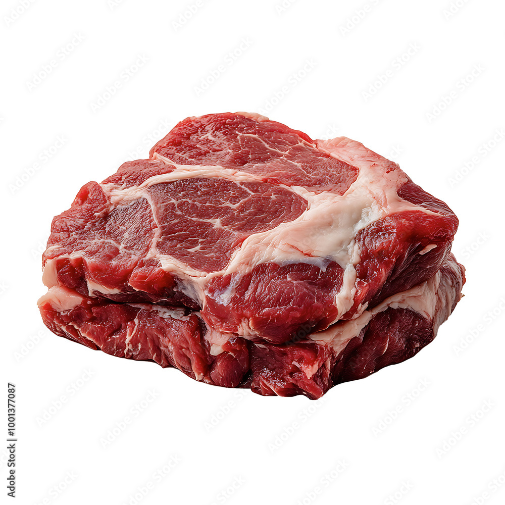 raw meat on a plate isolated on white background raw meat on a plate isolated on white background