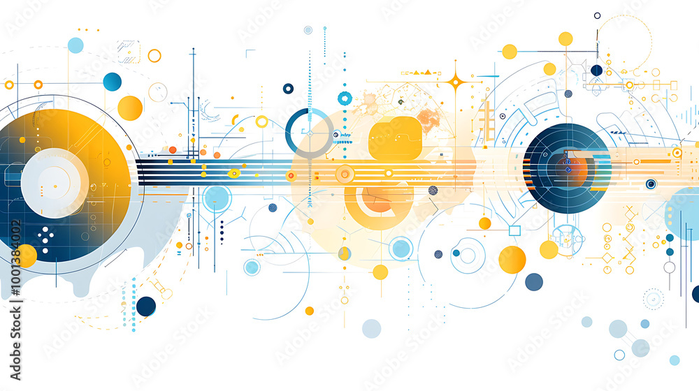 Obraz premium technology wallpapar