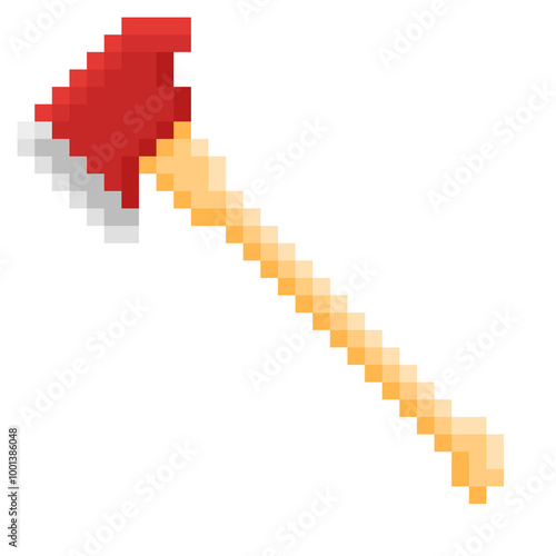 Fire Safety Axe Pixel Art