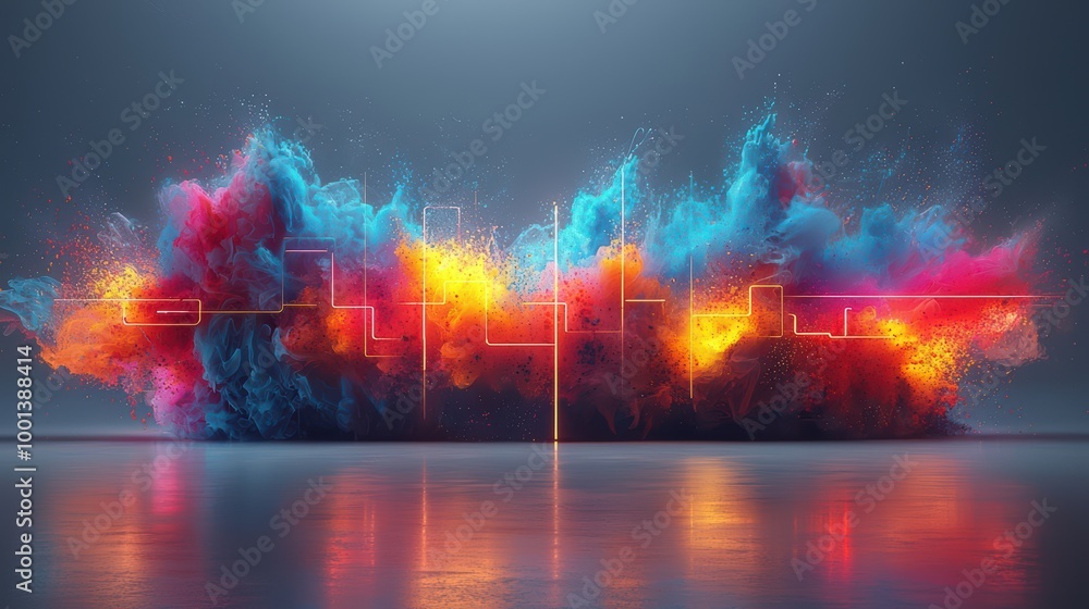 Fototapeta premium Color Burst