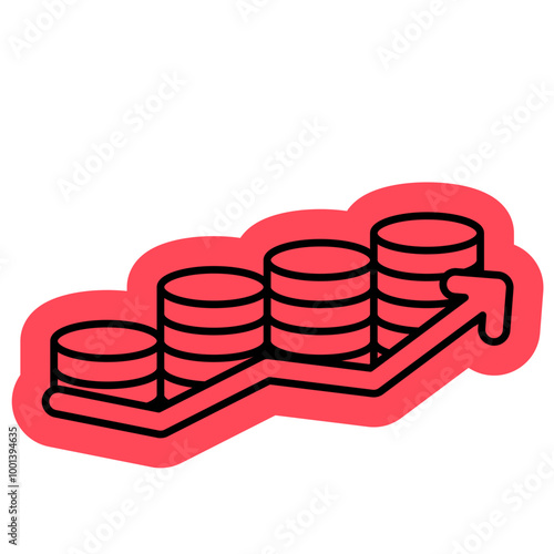 Money Inflation icon, Bussines Development