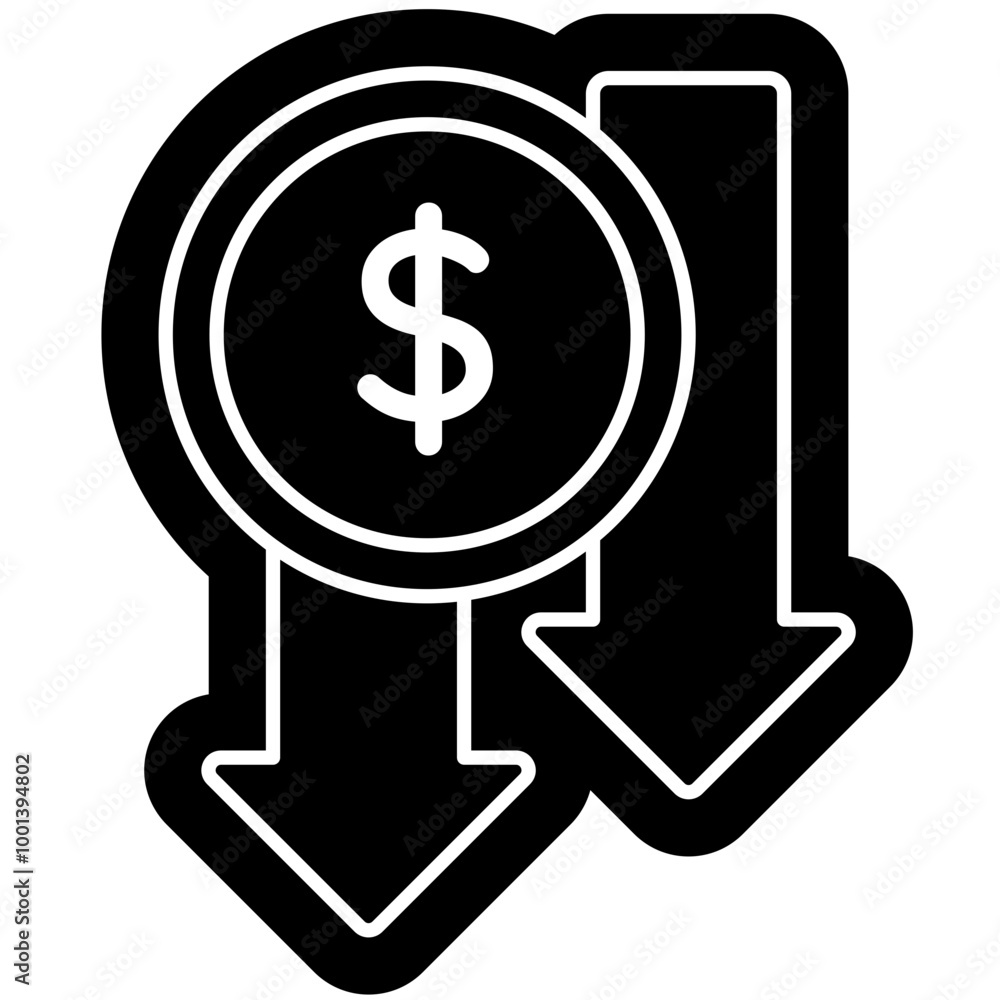 Money Inflation icon, Bussines Development Money Inflation icon, Bussines Development
