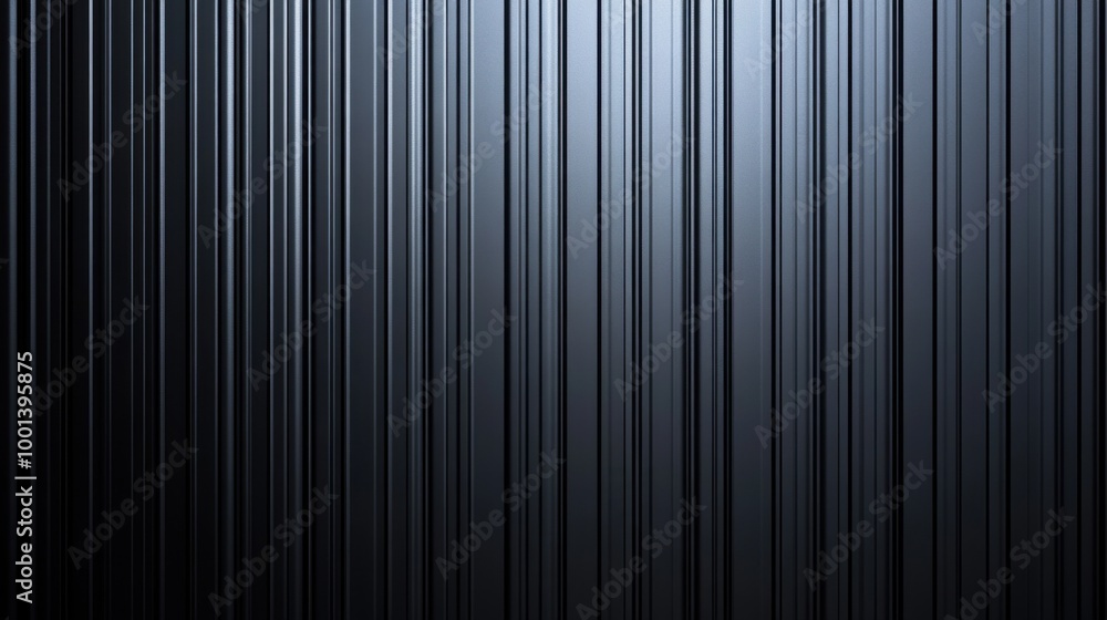 Textured vertical metal surface with parallel lines, dark tones. Metal textured background. Textured vertical metal surface with parallel lines, dark tones. Metal textured background.
