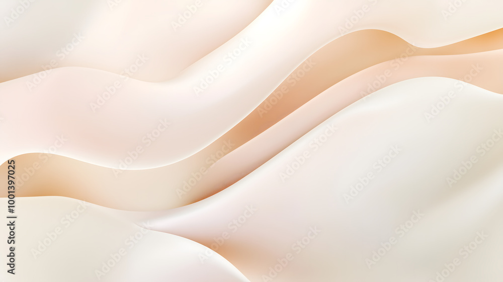 Obraz premium Flowing Silk and Satin Abstract Background