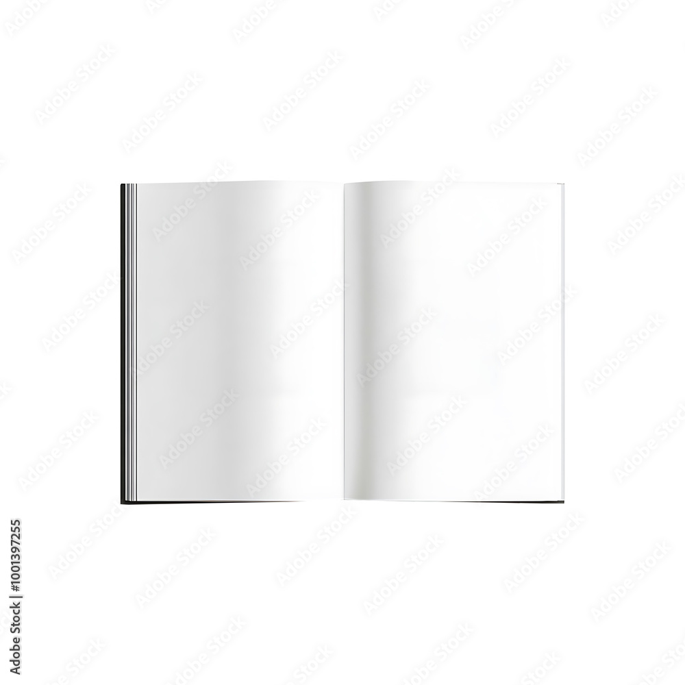 Blank book isolated on white background Blank book isolated on white background
