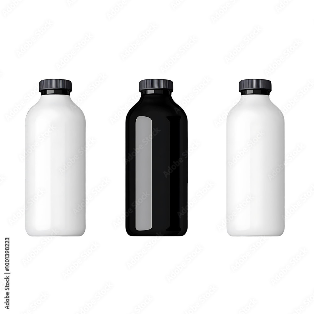 Plastic bottle isolated on white Plastic bottle isolated on white