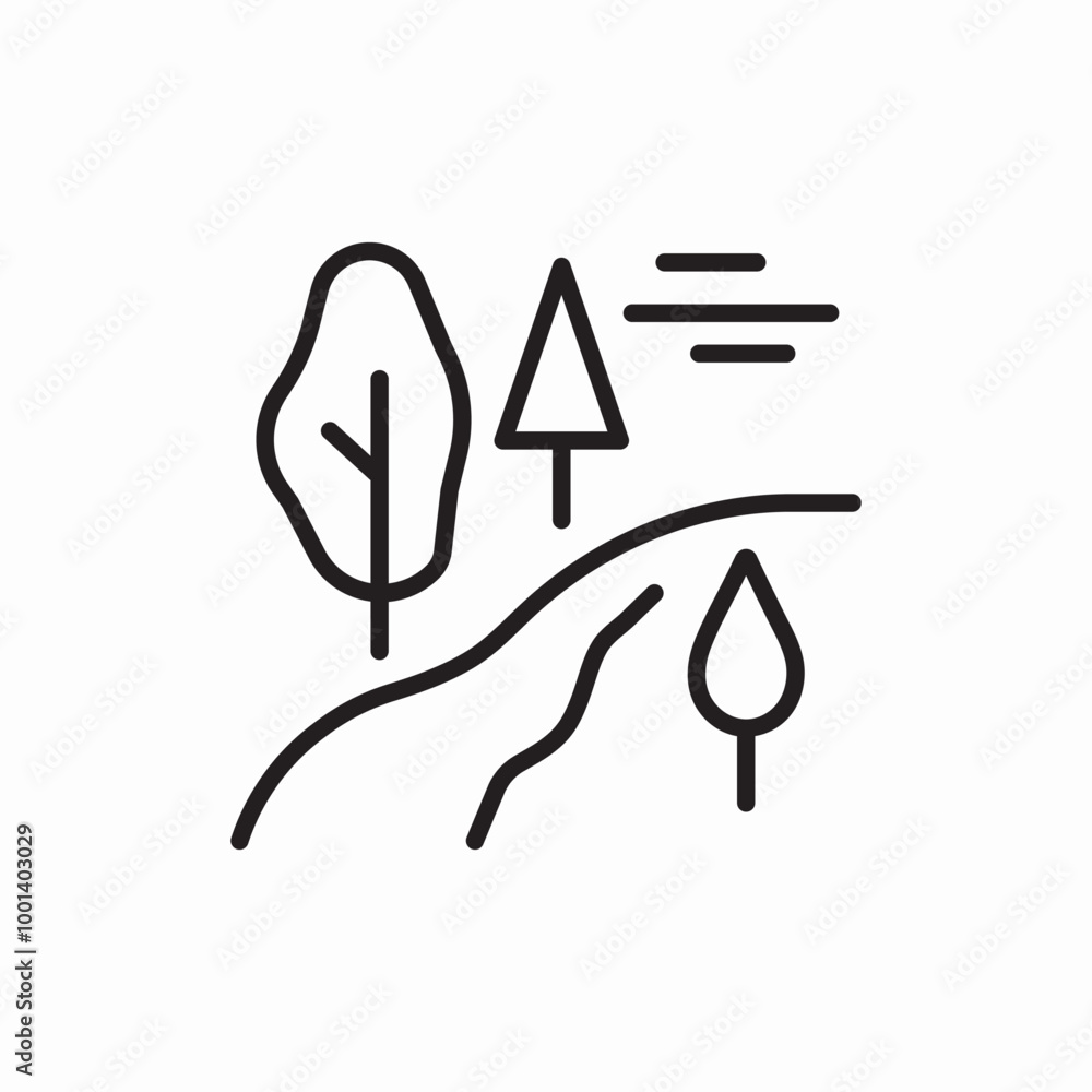 country road icon sign vector country road icon sign vector