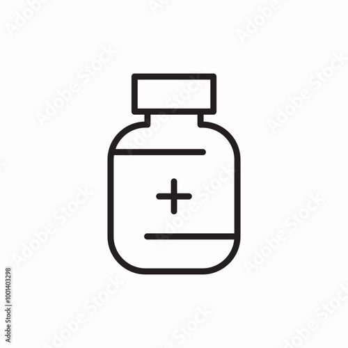food supplement icon sign vector