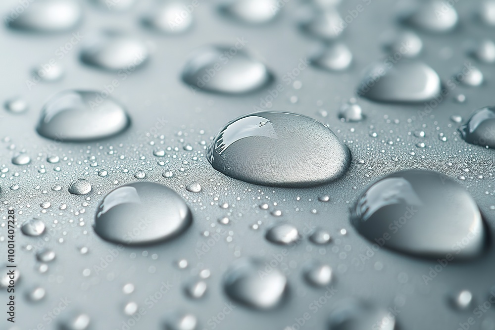 A close up of a surface with many small water droplets on it A close up of a surface with many small water droplets on it