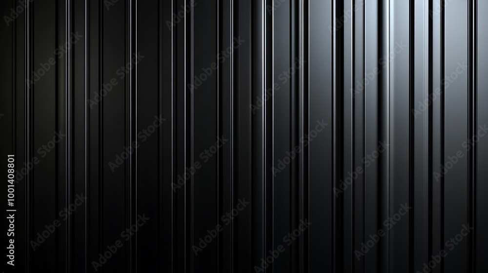 Metallic black texture. Steel sheet roof background. Iron corrugated background. Metallic black texture. Steel sheet roof background. Iron corrugated background.
