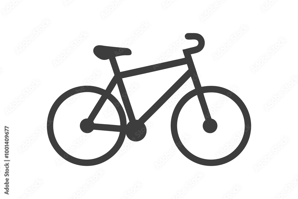 bicycle vector art isolated on white background bicycle vector art isolated on white background