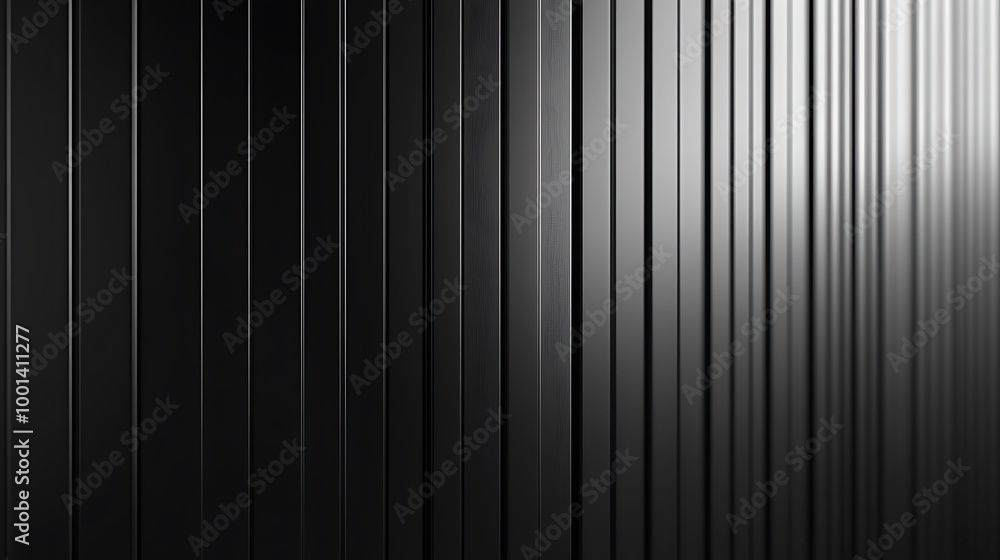 Metallic black texture. Steel sheet roof background. Iron corrugated background. Metallic black texture. Steel sheet roof background. Iron corrugated background.