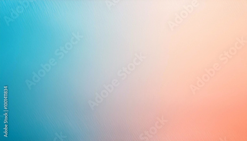 Abstract Blue and Peach Gradient Background