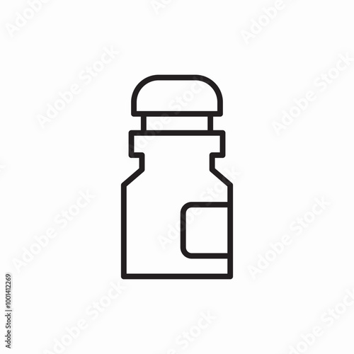 pharmacy bottle icon sign vector