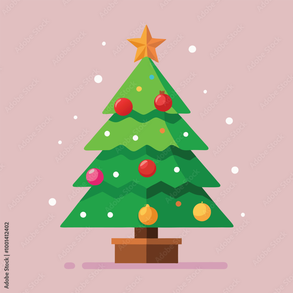 Christmas Tree Vector Illustration Art Design Christmas Tree Vector Illustration Art Design