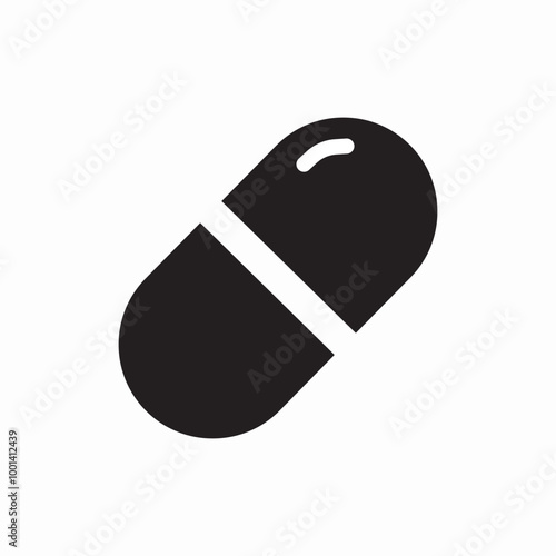pill icon sign vector