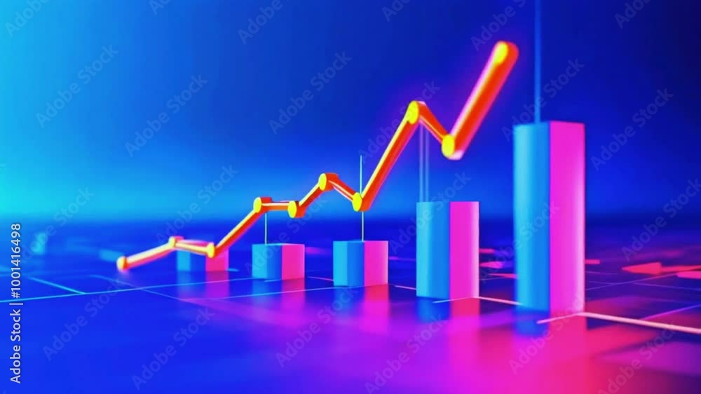 A dynamic chart candlestick patterns live price stock, forex, or crypto markets. averages, relative strength index, volume bars technical analysis, data numbers indicators, 4k Stock Market Animation A dynamic chart candlestick patterns live price stock, forex, or crypto markets. averages, relative strength index, volume bars technical analysis, data numbers indicators, 4k Stock Market Animation